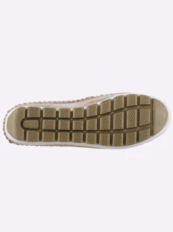 Mokassins & Slippers|Gemini Slipper mit Leder-Wechselfußbett puder-meliert