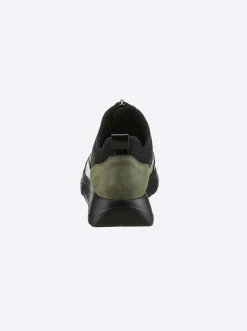 Mokassins & Slippers|Remonte Slipper mit Reißverschluss schwarz-schilf