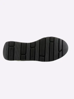 Mokassins & Slippers|Remonte Slipper mit Reißverschluss schwarz-schilf