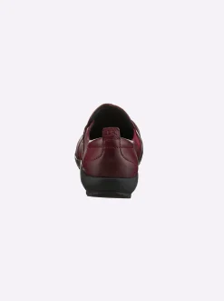 Mokassins & Slippers|Josef Seibel Slipper mit seitlichem Gummizug bordeaux
