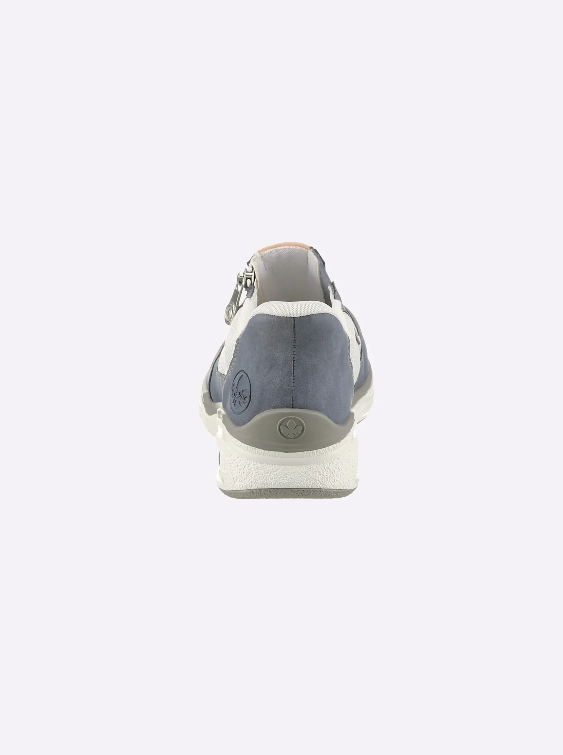 Sneakers & Schnürer|Rieker Slipper mit seitlichem Reißverschluss mittelblau
