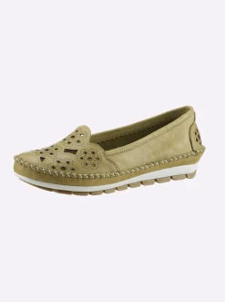 Mokassins & Slippers|Gemini Slipper mit Wechselfußbett pistazie