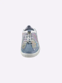 Mokassins & Slippers|Gemini Slipper mit weich gepolsterter Innensohle jeansblau-bunt
