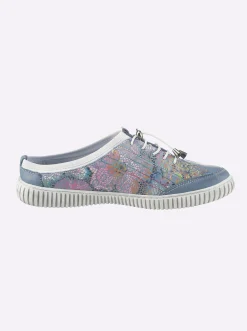 Mokassins & Slippers|Gemini Slipper mit weich gepolsterter Innensohle jeansblau-bunt