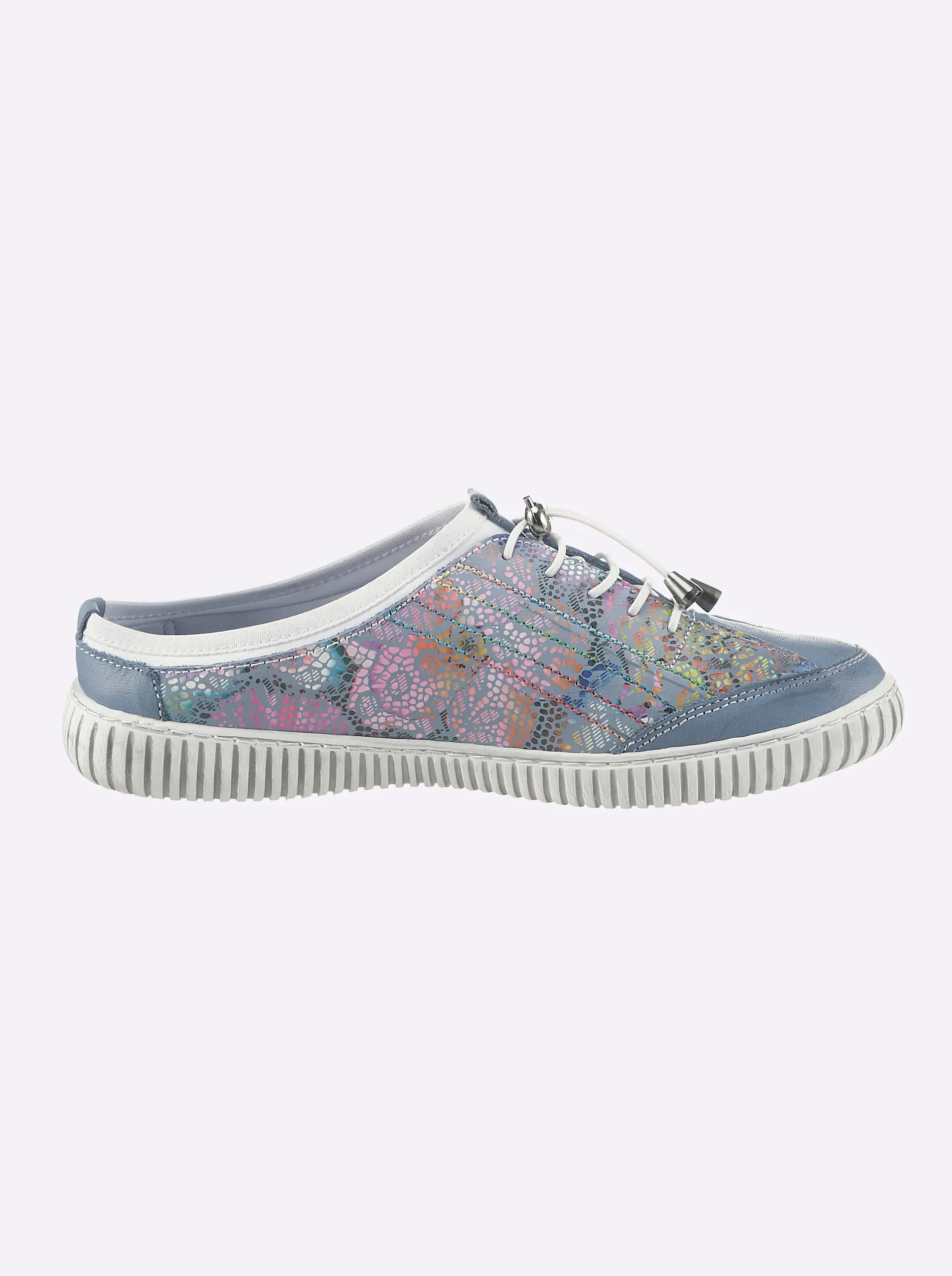 Mokassins & Slippers|Gemini Slipper mit weich gepolsterter Innensohle jeansblau-bunt