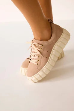 Sneakers & Schnürer|Elbsand Sneaker beige-rosé