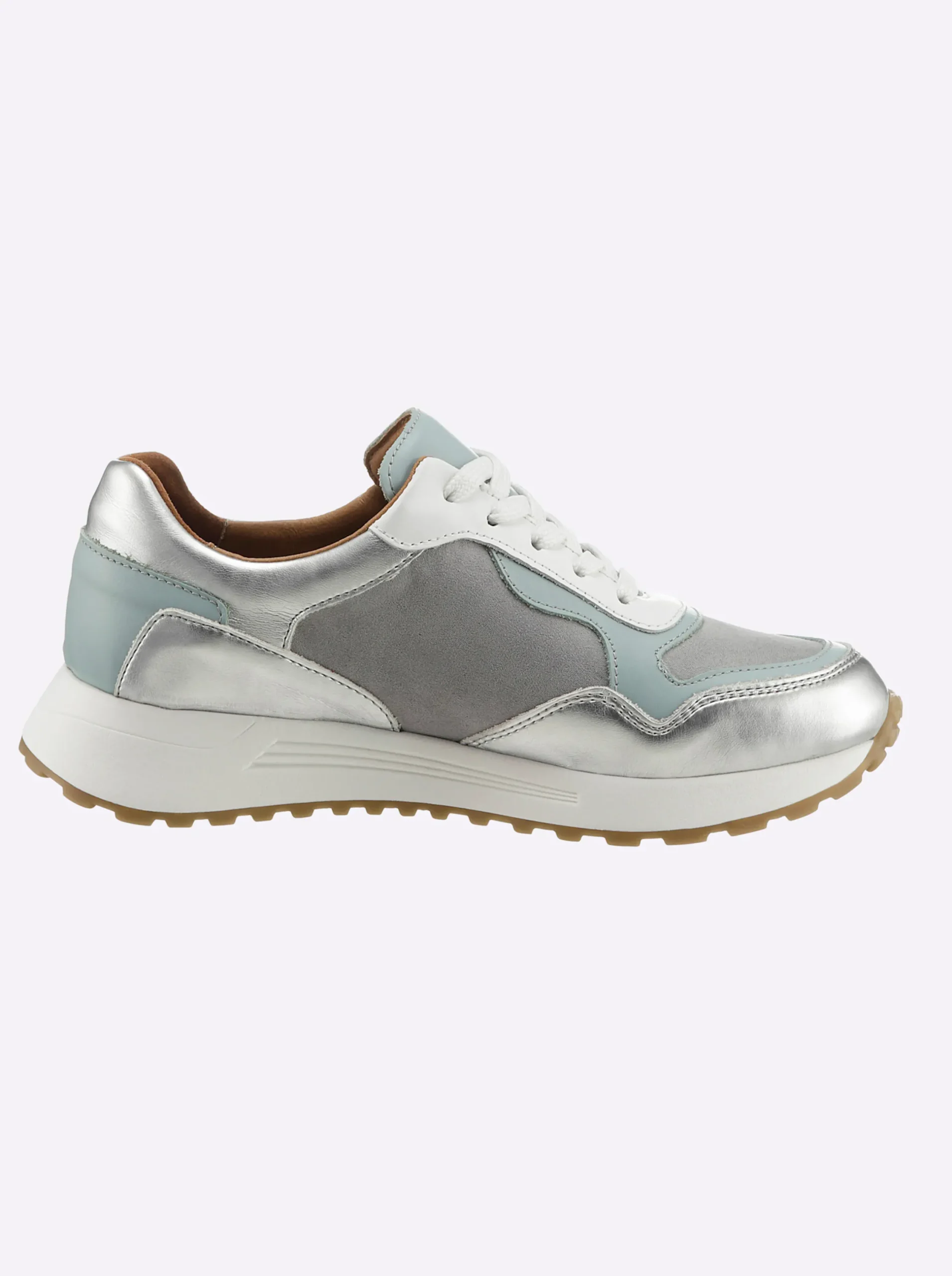 Sneakers & Schnürer|heine Sneaker grau-silberfarben