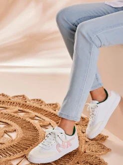 Sneakers & Schnürer|heine Sneaker weiß-rosé