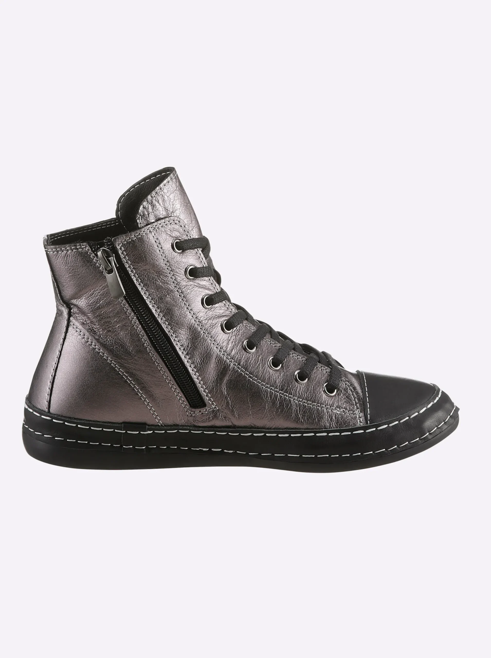 Sneakers & Schnürer|Andrea Conti Sneaker schwarz-platinfarben
