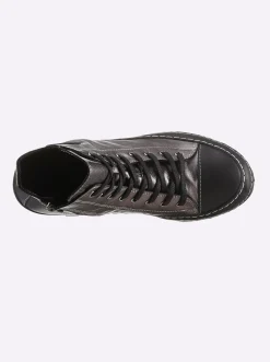Sneakers & Schnürer|Andrea Conti Sneaker schwarz-platinfarben