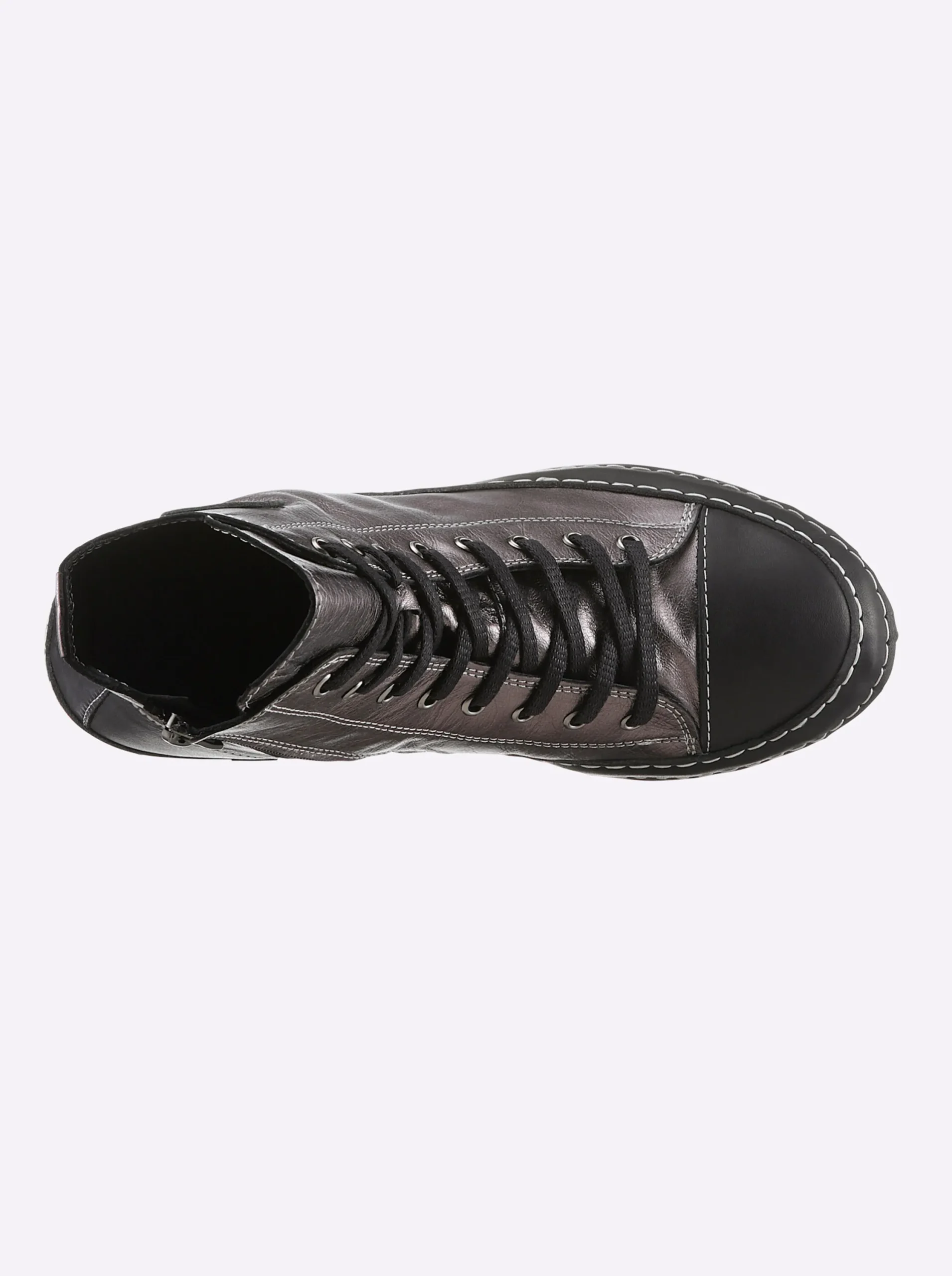 Sneakers & Schnürer|Andrea Conti Sneaker schwarz-platinfarben