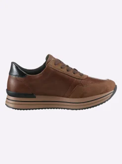 Sneakers & Schnürer|Remonte Sneaker cognac