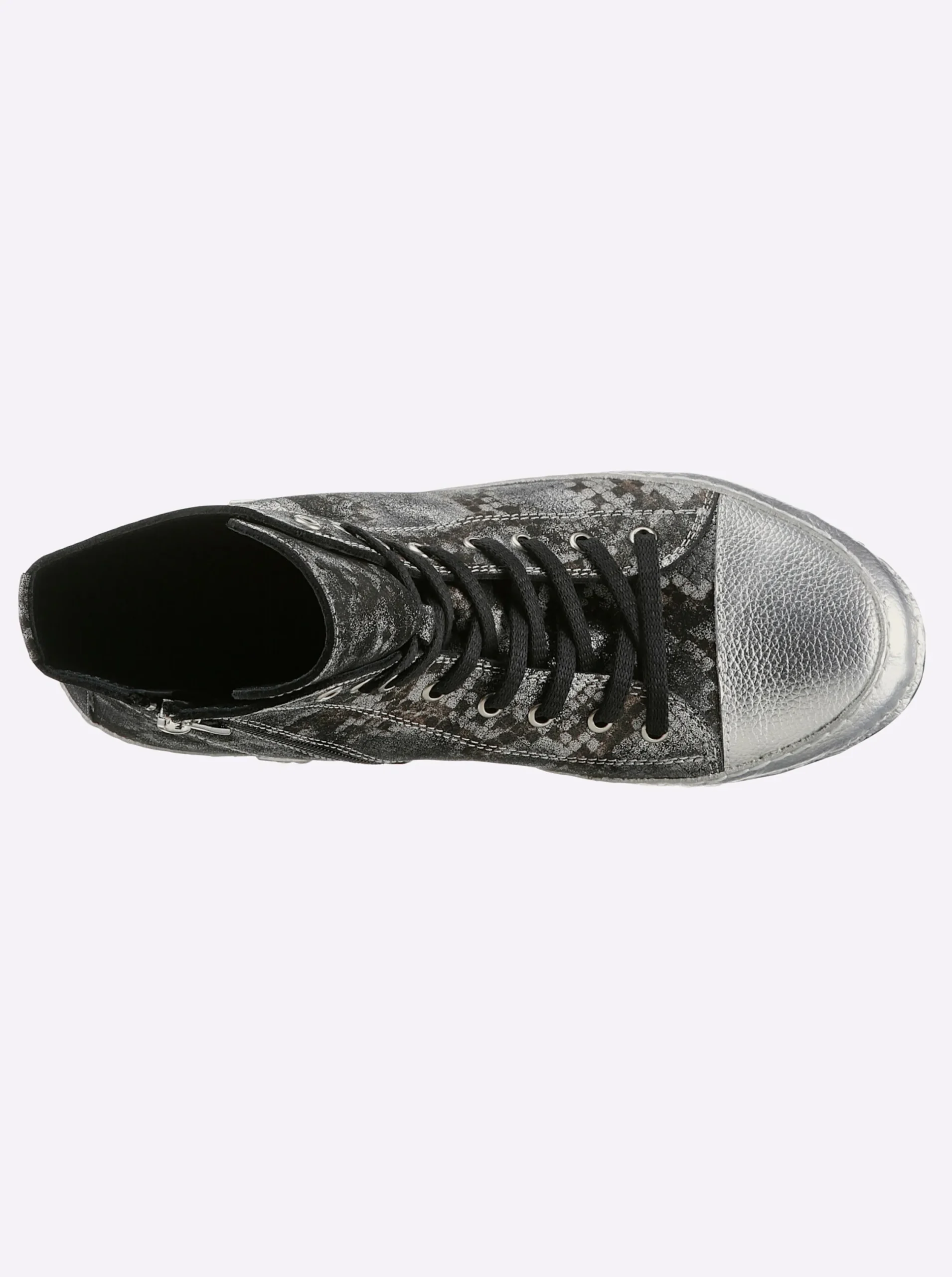Sneakers & Schnürer|Andrea Conti Sneaker schwarz-silberfarben