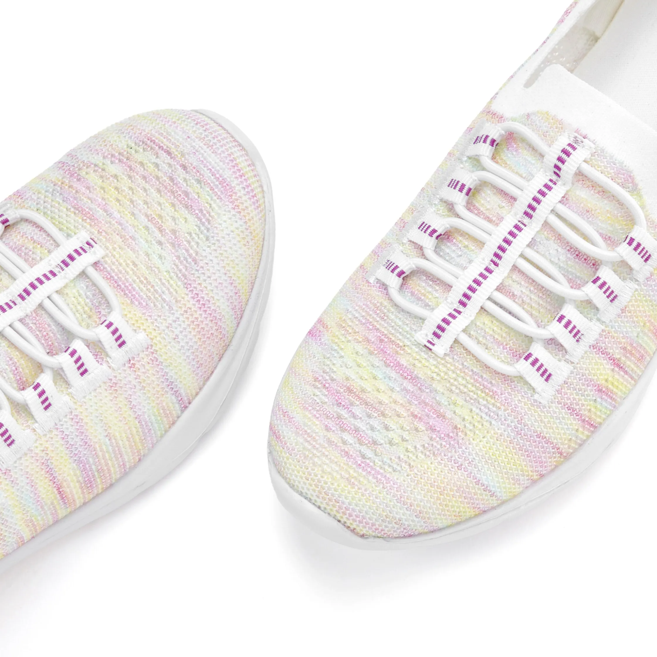 Sneakers & Schnürer|LASCANA Sneaker gelb/pinkmeliert