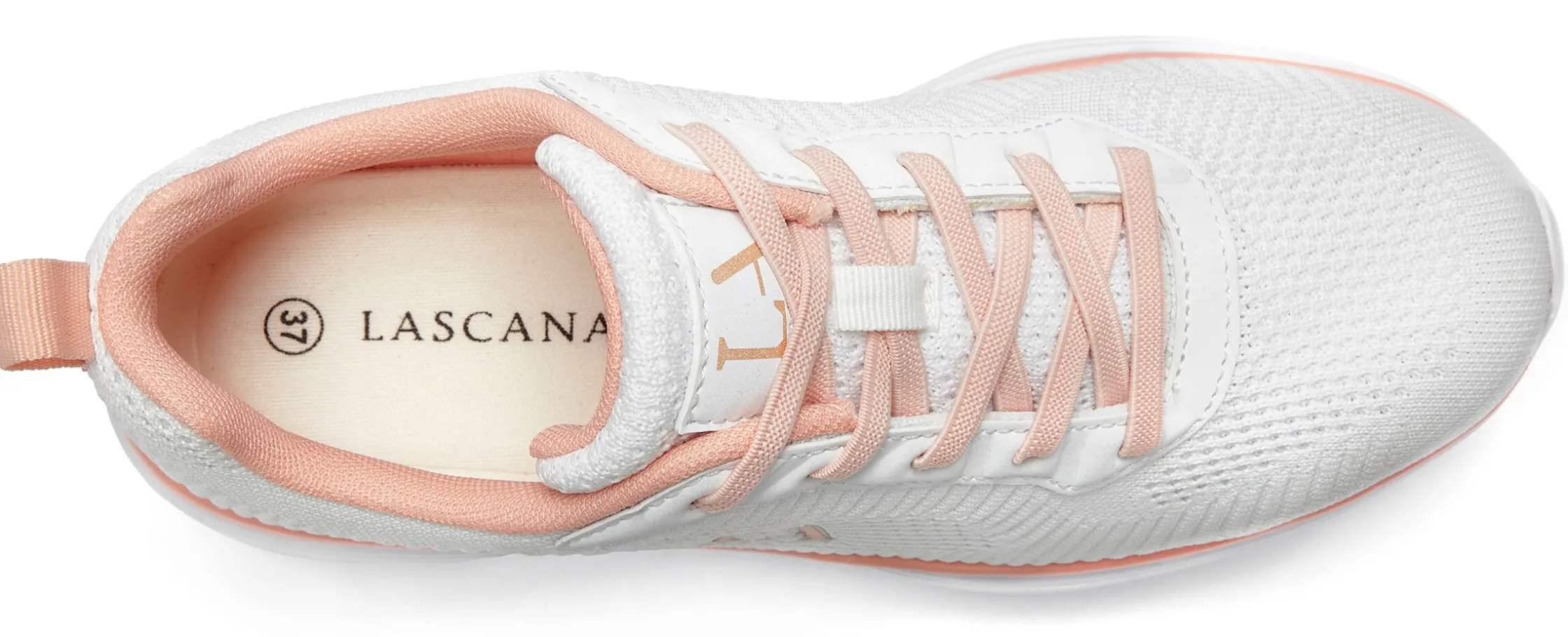 Sneakers & Schnürer|LASCANA Sneaker weiß/rosé