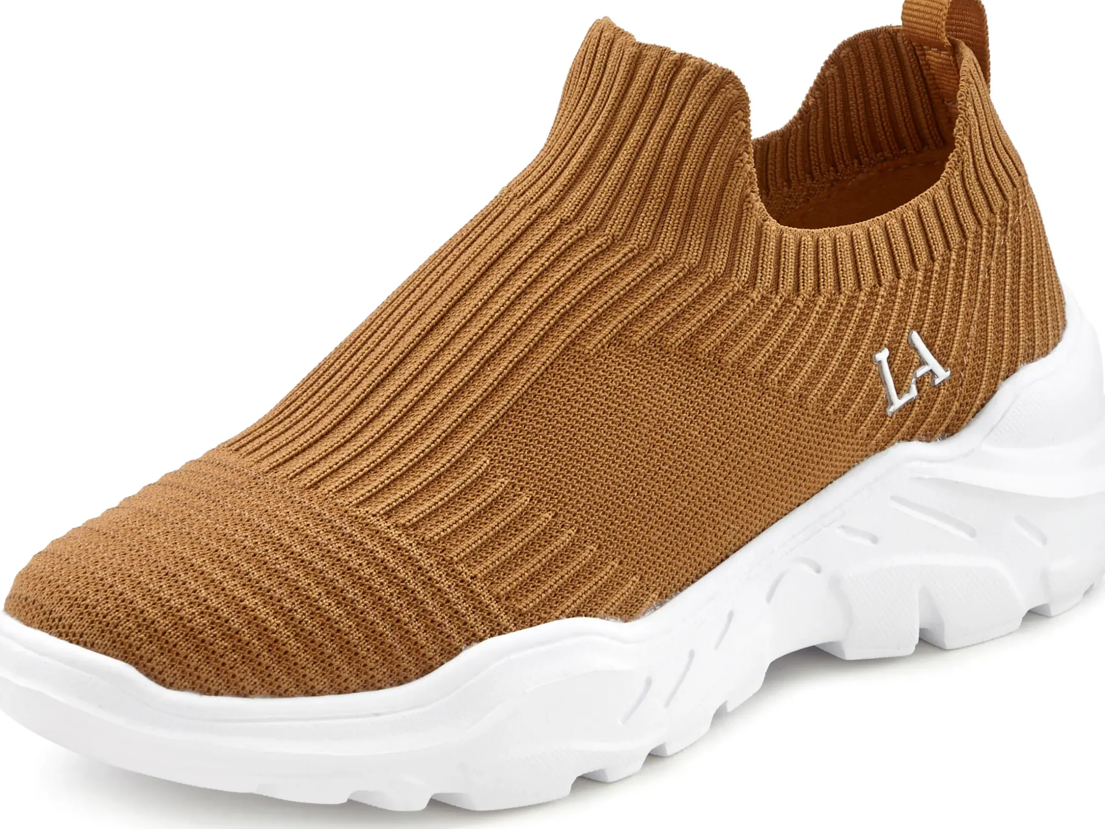 Sneakers & Schnürer|LASCANA Sneaker camelfarben
