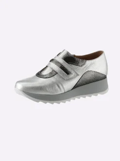 Sneakers & Schnürer|heine Sneaker silberfarben-metallic