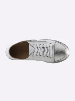 Sneakers & Schnürer|Andrea Conti Sneaker weiß-silberfarben