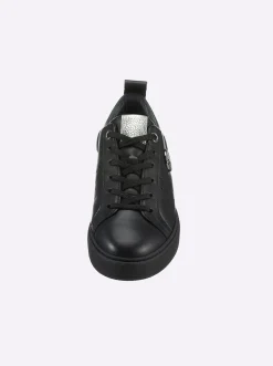 Sneakers & Schnürer|heine Sneaker schwarz-silberfarben