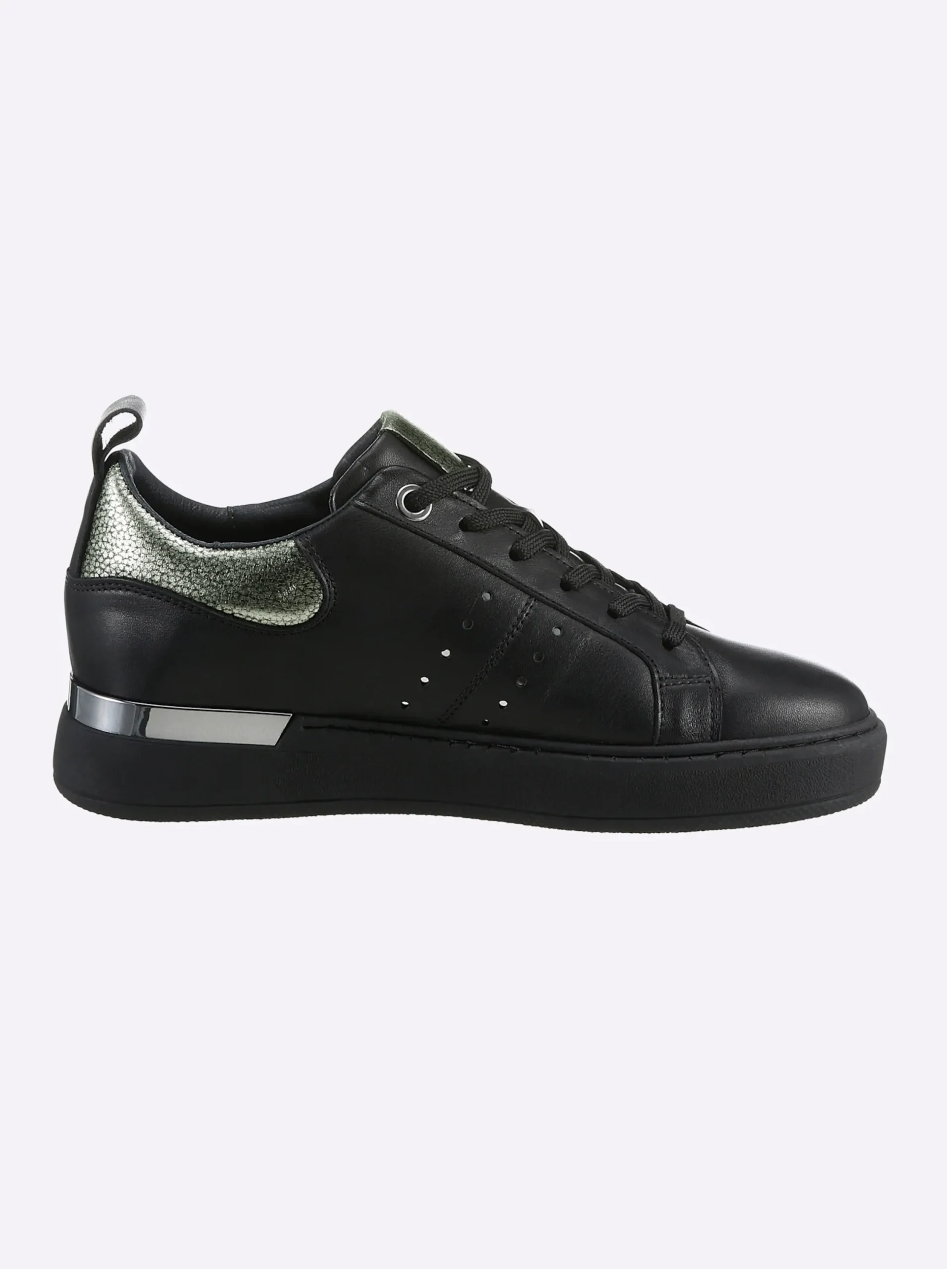 Sneakers & Schnürer|heine Sneaker schwarz-silberfarben