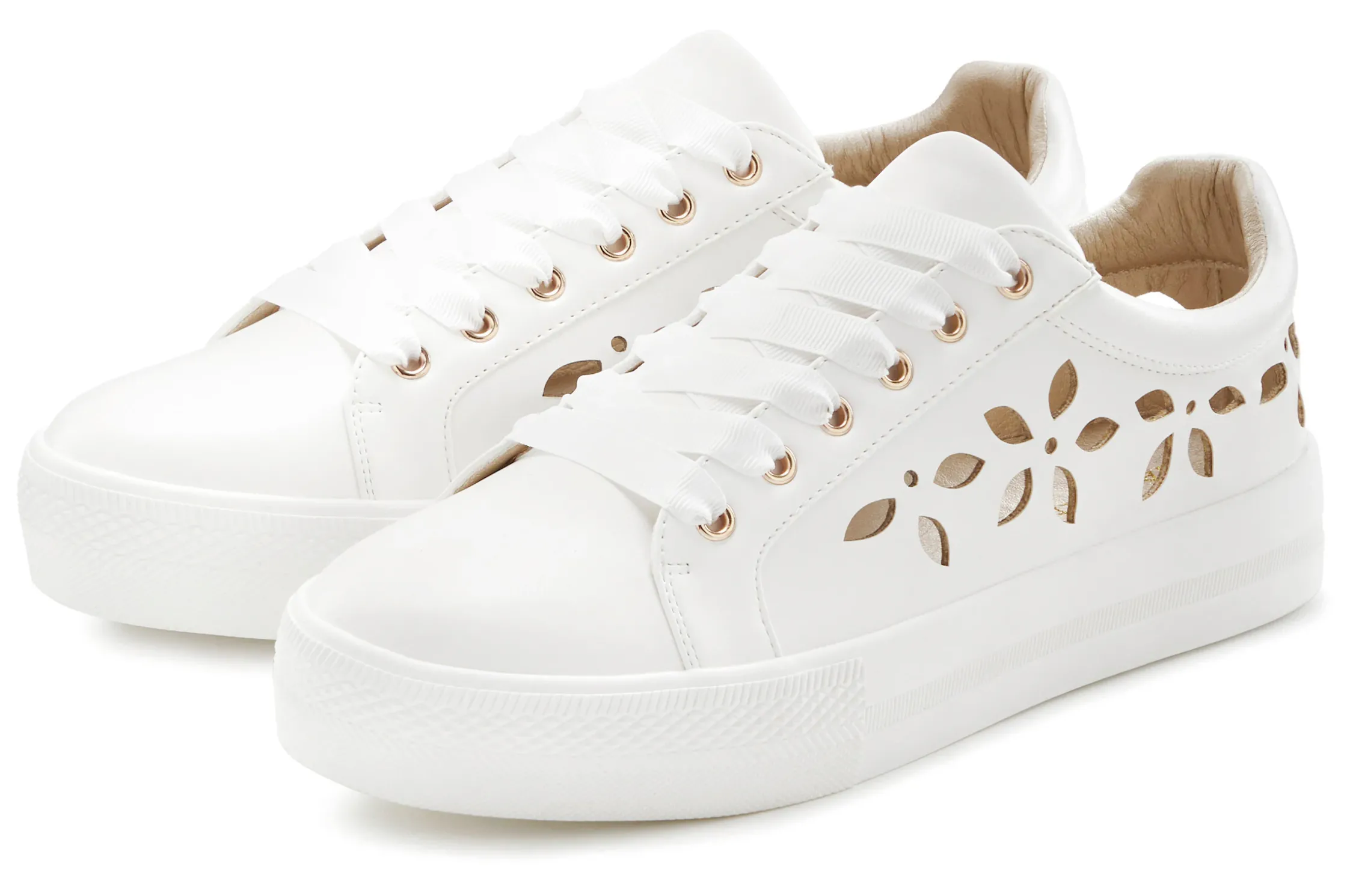 Sneakers & Schnürer|LASCANA Sneaker weiß