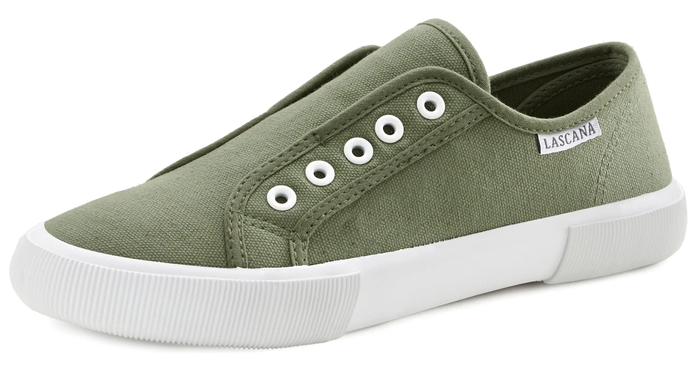 Sneakers & Schnürer|LASCANA Sneaker olivgrün