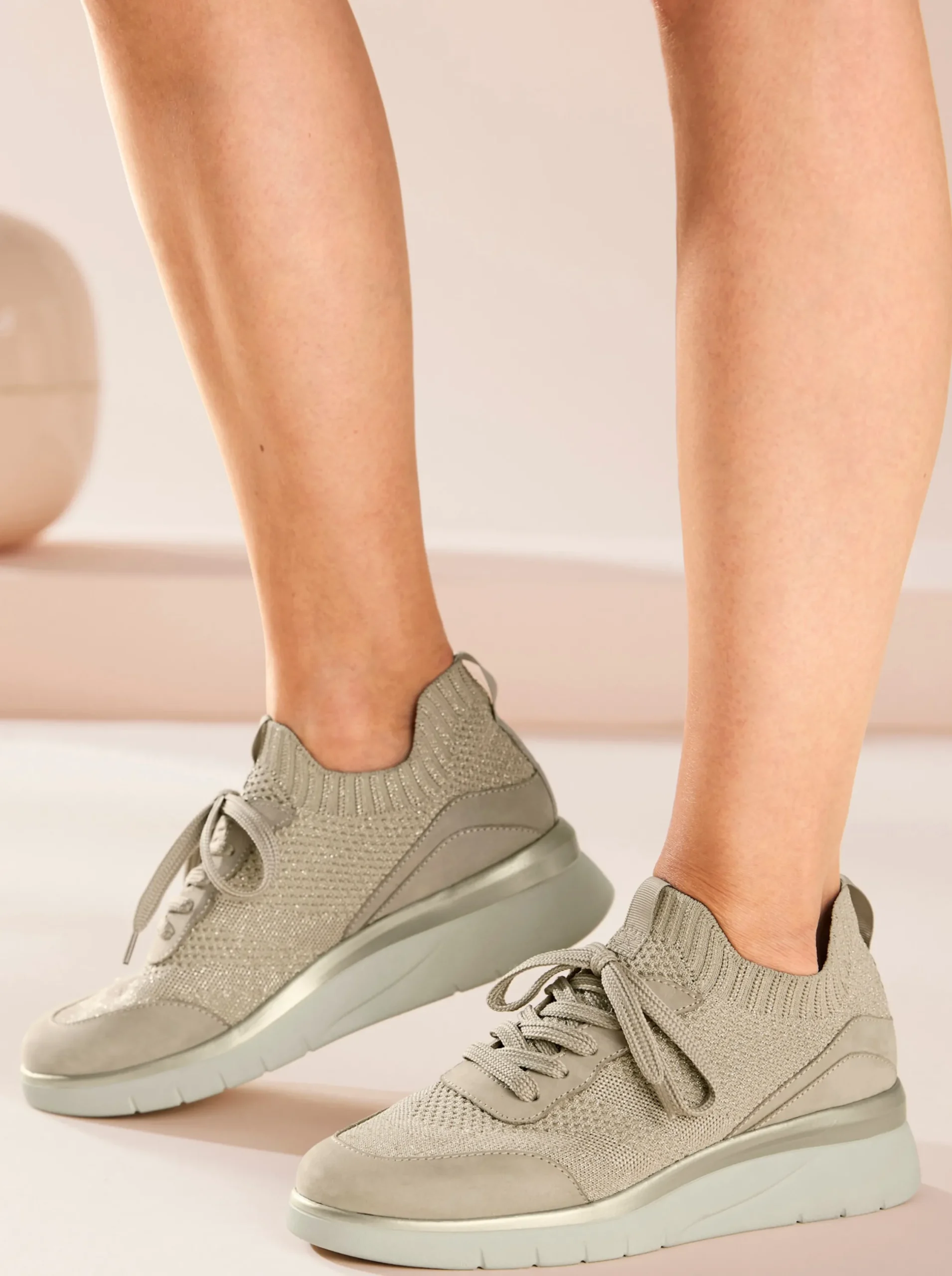 Sneakers & Schnürer|heine Sneaker sand