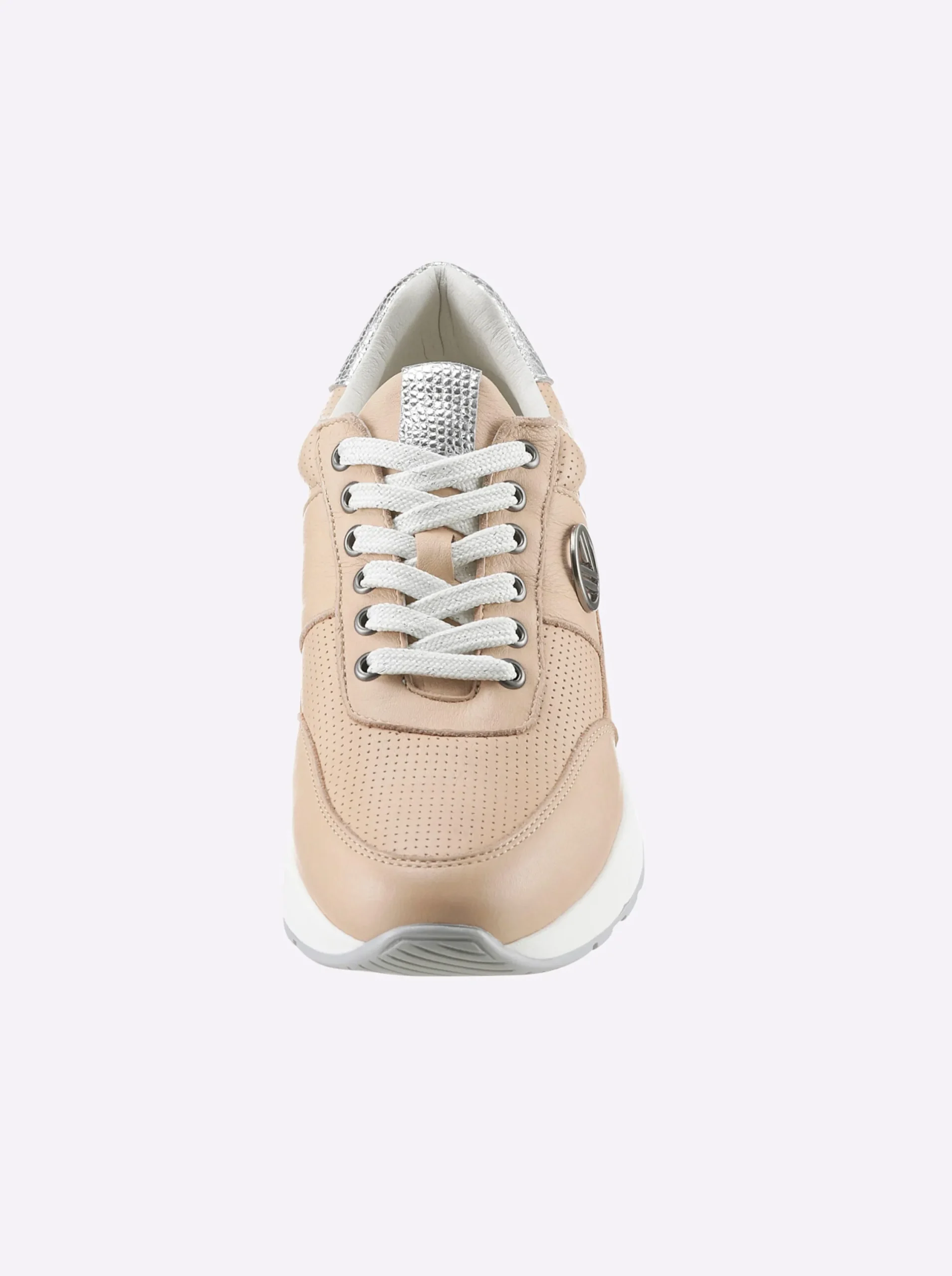 Sneakers & Schnürer|heine Sneaker nude-silberfarben
