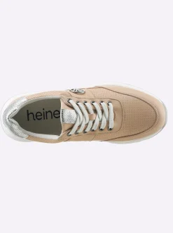 Sneakers & Schnürer|heine Sneaker nude-silberfarben