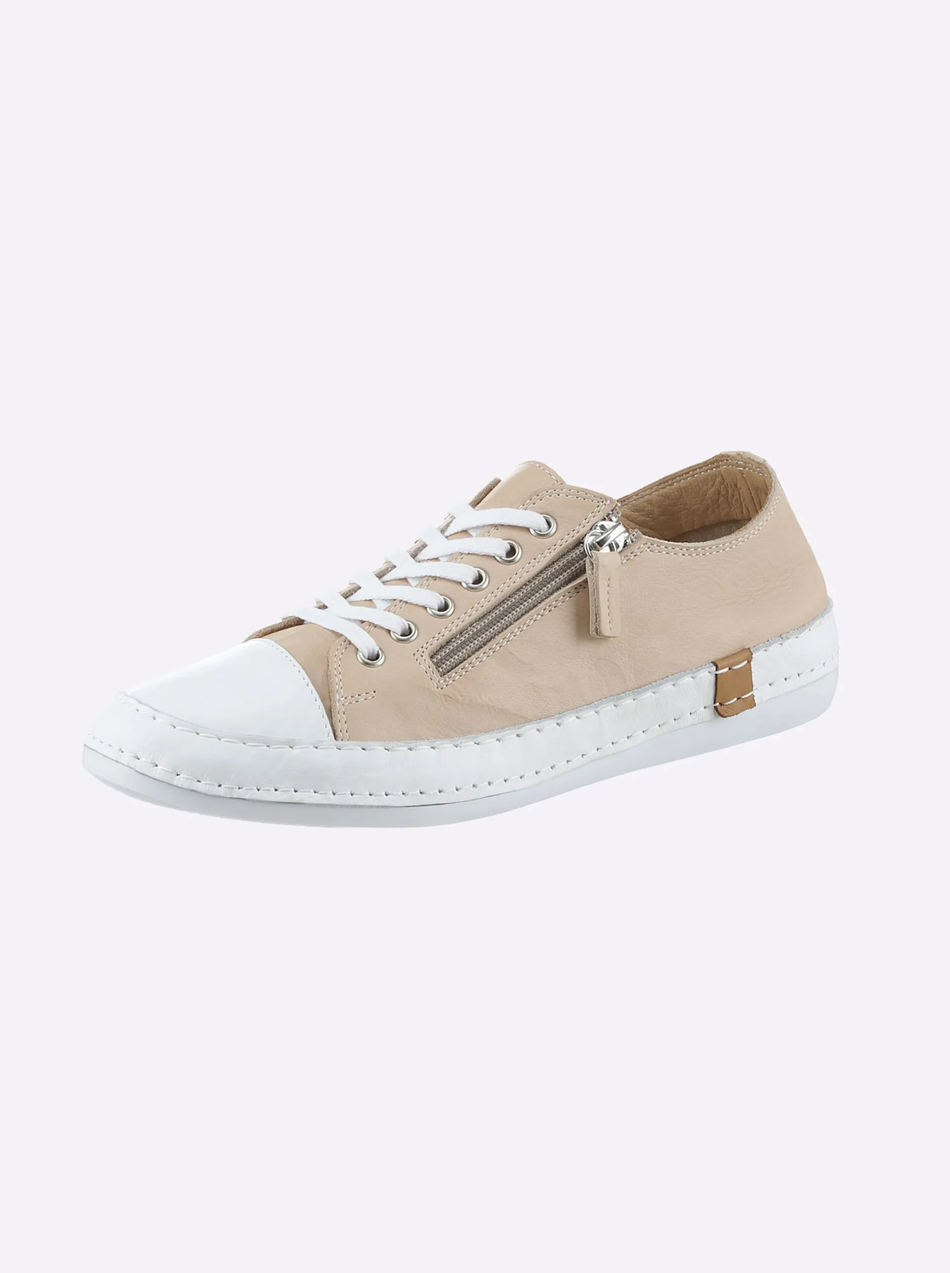 Sneakers & Schnürer|Andrea Conti Sneaker creme-weiß