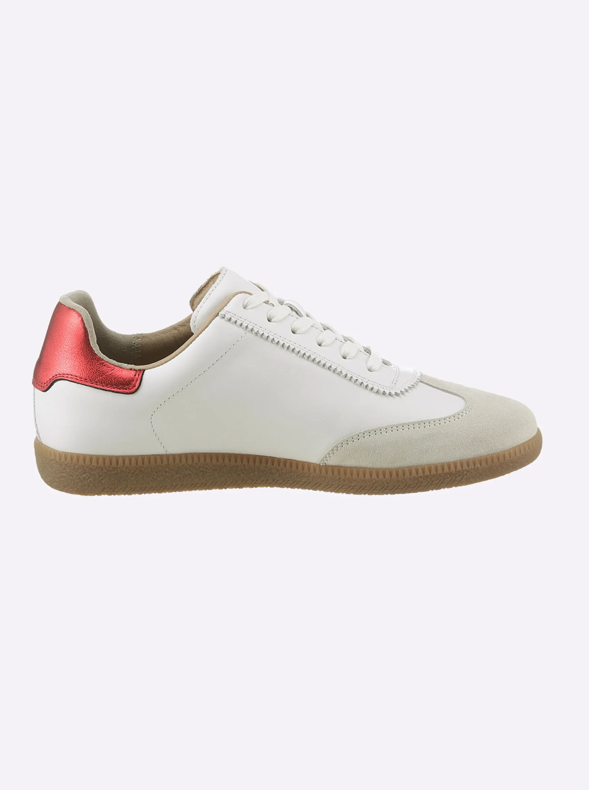 Sneakers & Schnürer|heine Sneaker weiß-rot-metallic