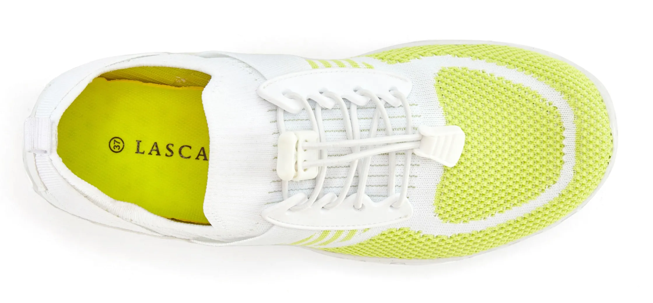 Sneakers & Schnürer|LASCANA Sneaker weiß/lime