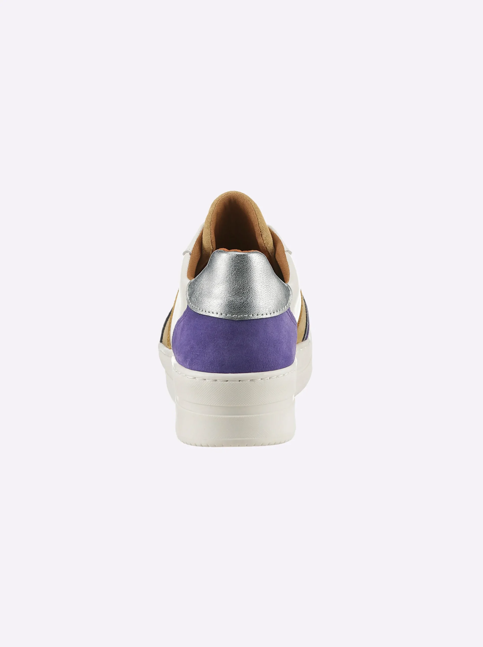 Sneakers & Schnürer|heine Sneaker weiß-lila-gemustert