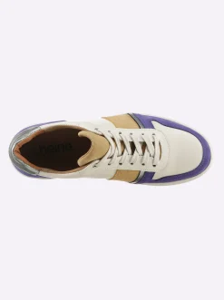 Sneakers & Schnürer|heine Sneaker weiß-lila-gemustert