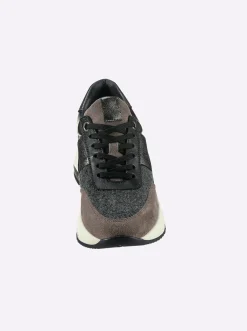 Sneakers & Schnürer|heine Sneaker schwarz-grau-gemustert