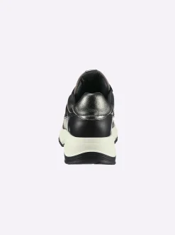 Sneakers & Schnürer|heine Sneaker schwarz-grau-gemustert