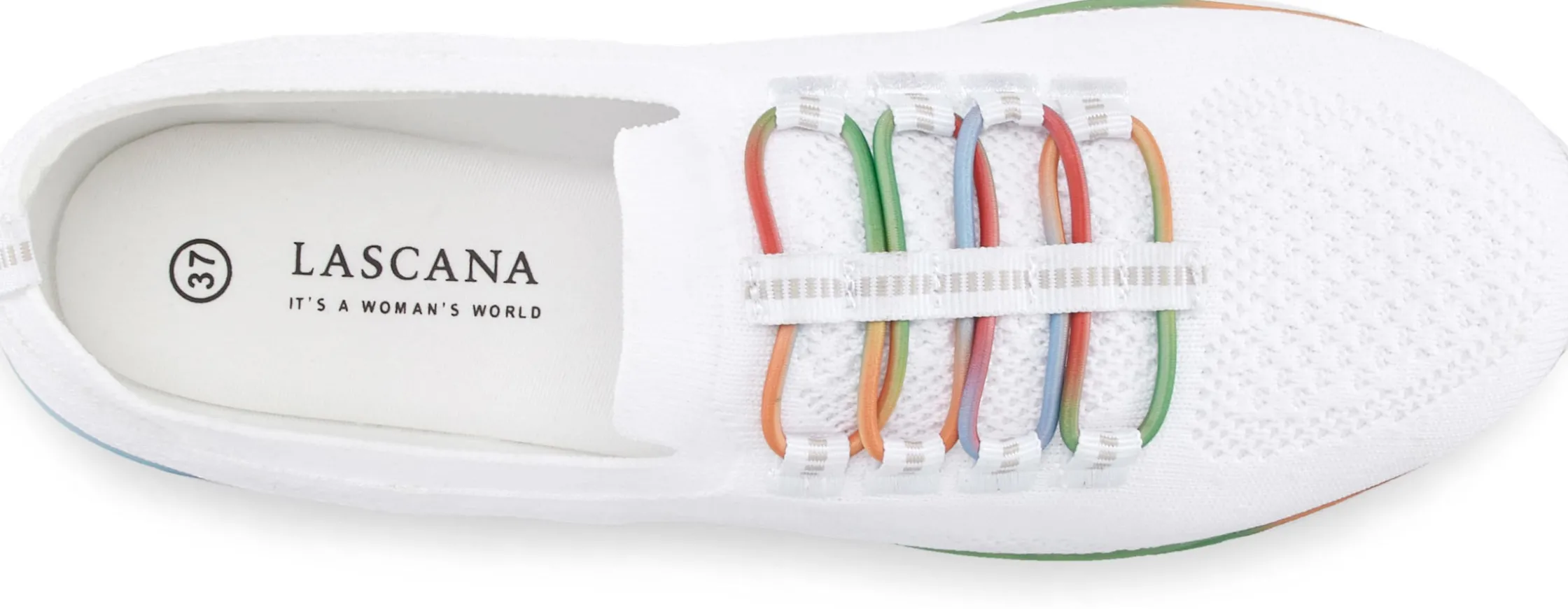 Sneakers & Schnürer|LASCANA Sneaker weiß-multi