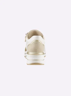 Sneakers & Schnürer|Remonte Sneaker , für orthopädische Einlagen geeignet weiß-beige
