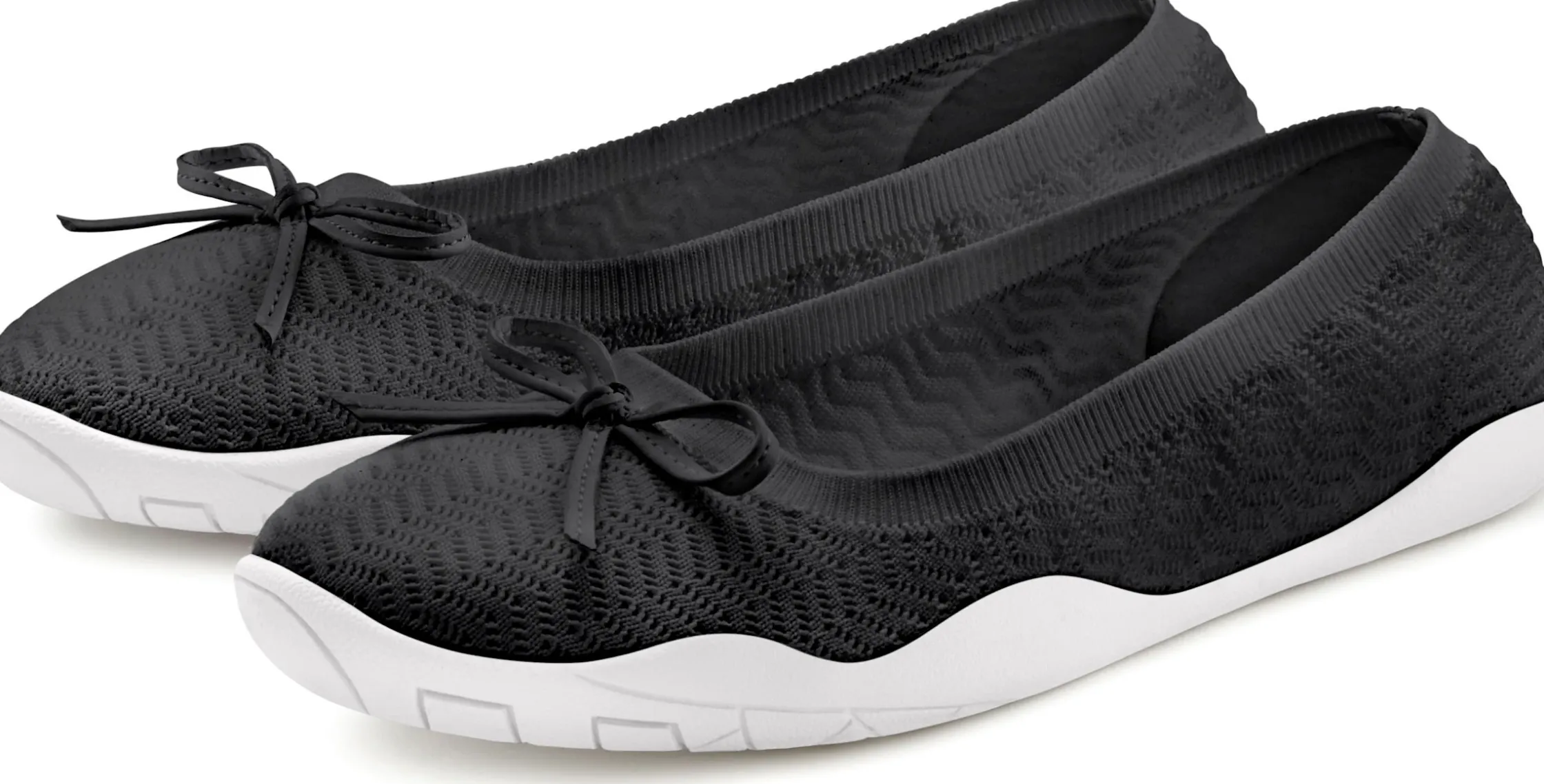 Ballerinas|LASCANA Sneaker Ballerinas schwarz
