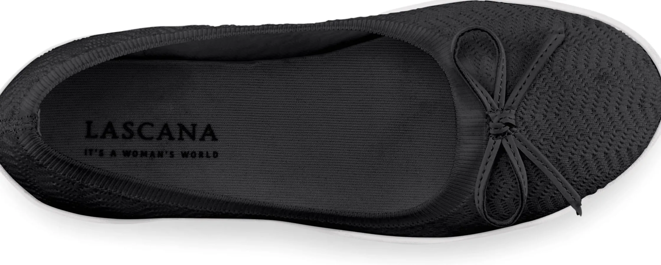 Ballerinas|LASCANA Sneaker Ballerinas schwarz