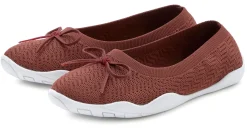 Ballerinas|LASCANA Sneaker Ballerinas rotbraun