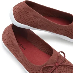 Ballerinas|LASCANA Sneaker Ballerinas rotbraun