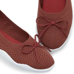 Ballerinas|LASCANA Sneaker Ballerinas rotbraun