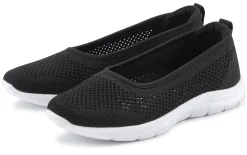 Ballerinas|LASCANA Sneaker Ballerinas schwarz