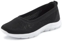 Ballerinas|LASCANA Sneaker Ballerinas schwarz