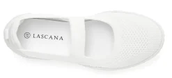 Ballerinas|LASCANA Sneaker Ballerinas weiß