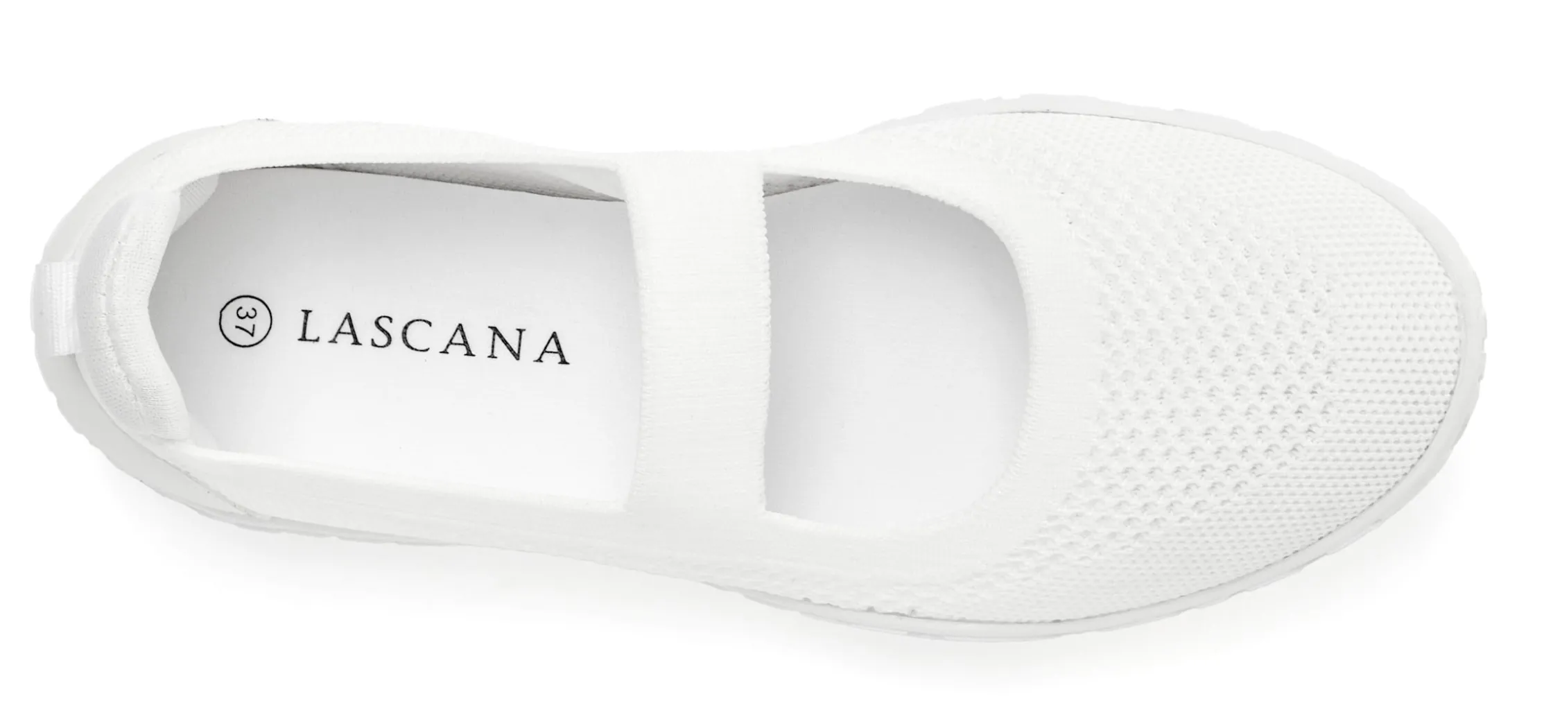 Ballerinas|LASCANA Sneaker Ballerinas weiß