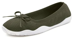 Ballerinas|LASCANA Sneaker Ballerinas olivgrün