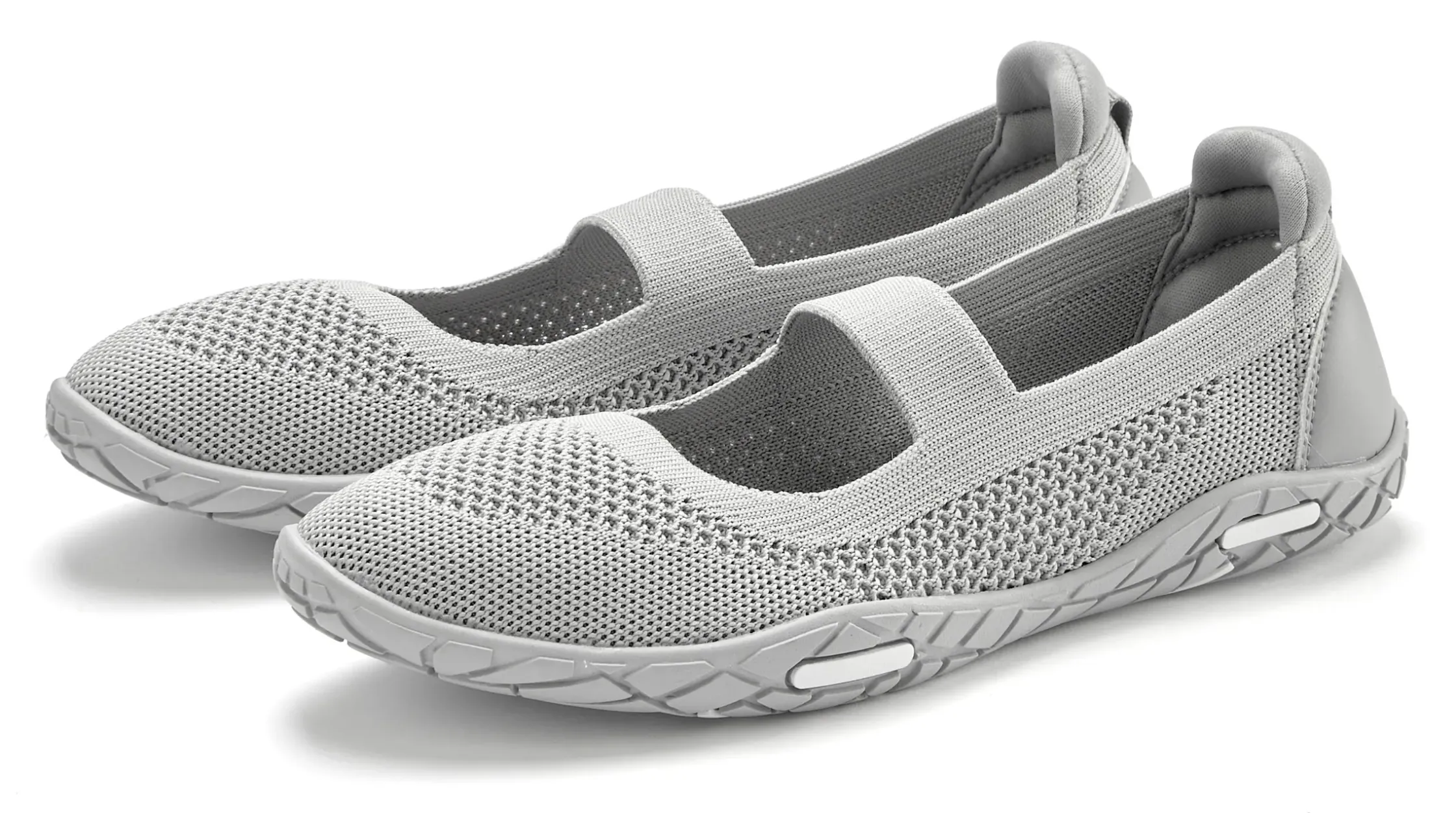 Ballerinas|LASCANA Sneaker Ballerinas hellgrau