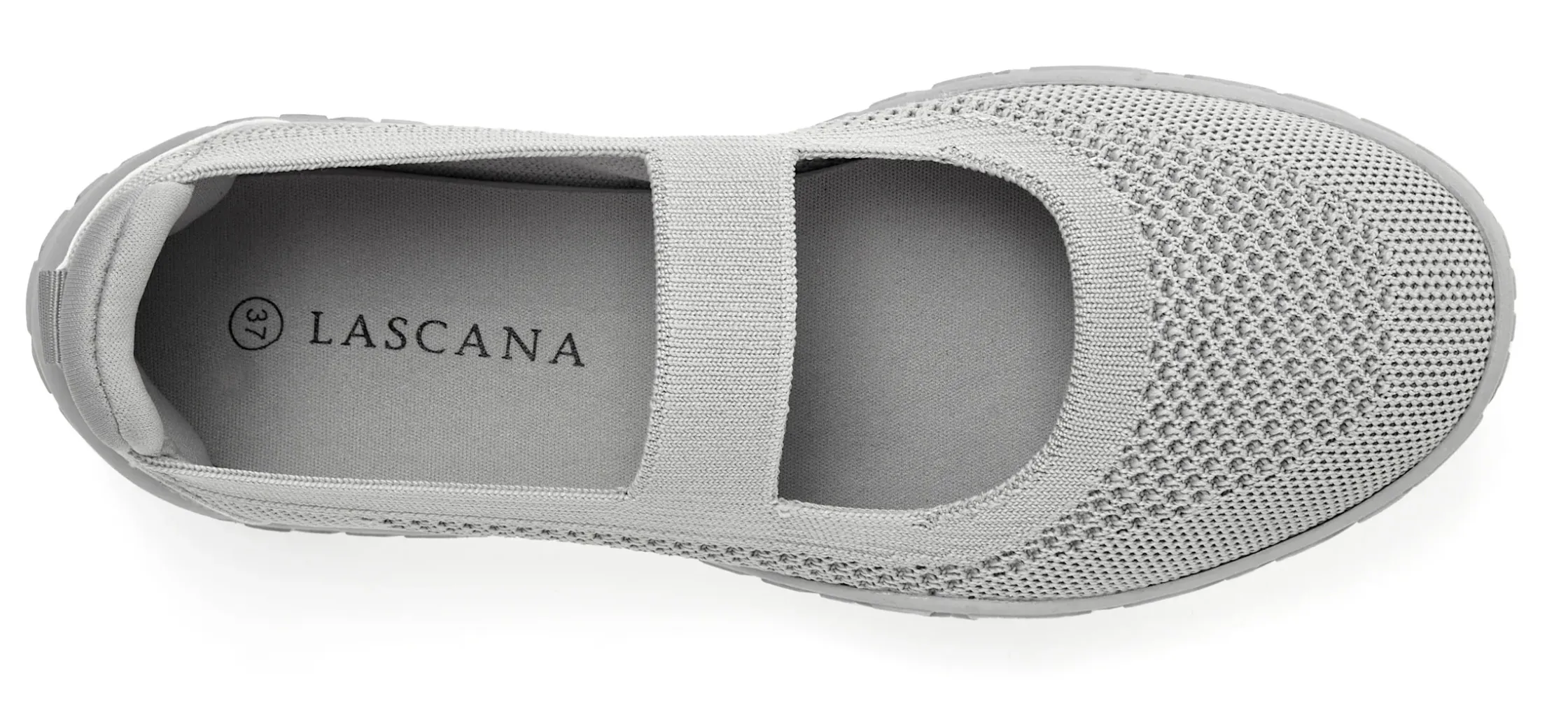 Ballerinas|LASCANA Sneaker Ballerinas hellgrau